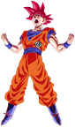 goku super saiyan god power up  palette 3 by eymsmiley-d92yp95