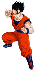mystic gohan render extraction png by tattydesigns-d59m73o