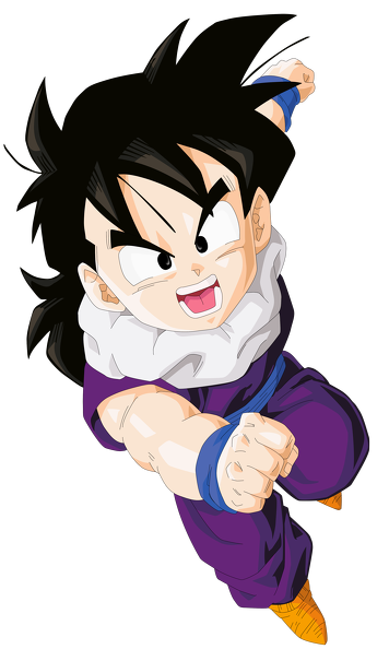 son gohan render extraction png by tatty bojangles-d56ta7m