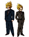 Goku et Vegeta Costard