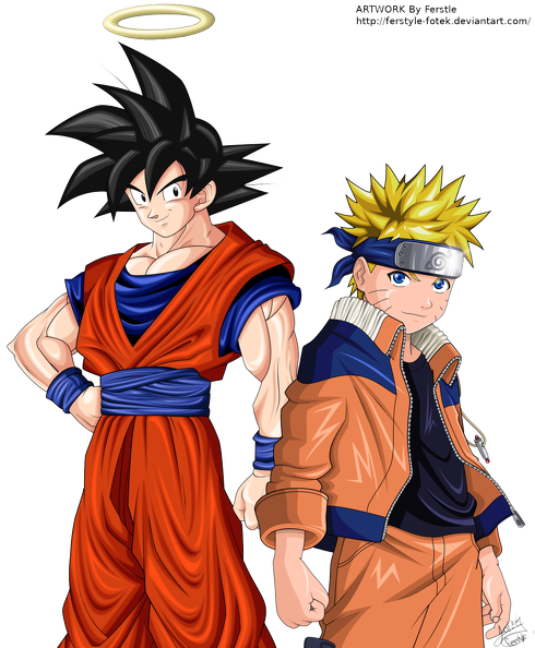 Goku et Naruto