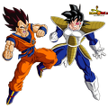 goku vs vegeta ex cloth copie