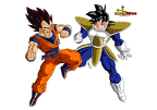 goku vs vegeta ex cloth copie