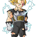 goten ssj2  in saiyan armor by hsvhrt