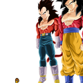 goku et vegeta ssj4