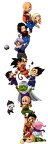 chibi   goku   gohan   c16   c17   c18 