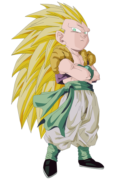 gotenks render extraction png by tatty bojangles-d57b6za