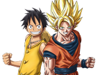 Dragon Ball z   One piece   Luffy   Sangoku   goku