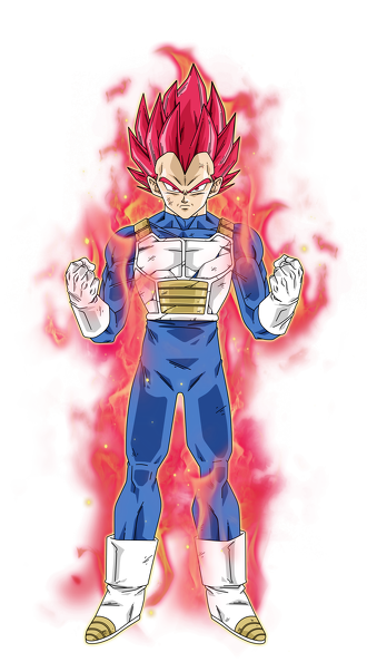 vegeta super saiyan god by bardocksonic-dbsdjgn