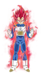 vegeta super saiyan god by bardocksonic-dbsdjgn