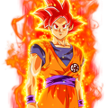 Render Goku Supe Saiyan God