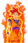 Render Goku Supe Saiyan God