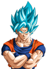 Render Goku SSJ Blue 