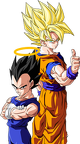 goku and vegeta 