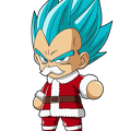 vegeta bleu pere noel