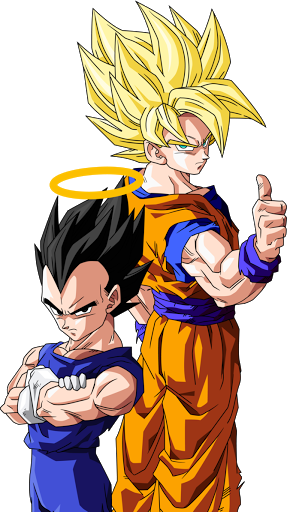 goku and vegeta 